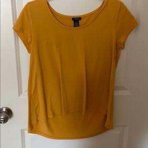 RUE 21 basic yellow tee